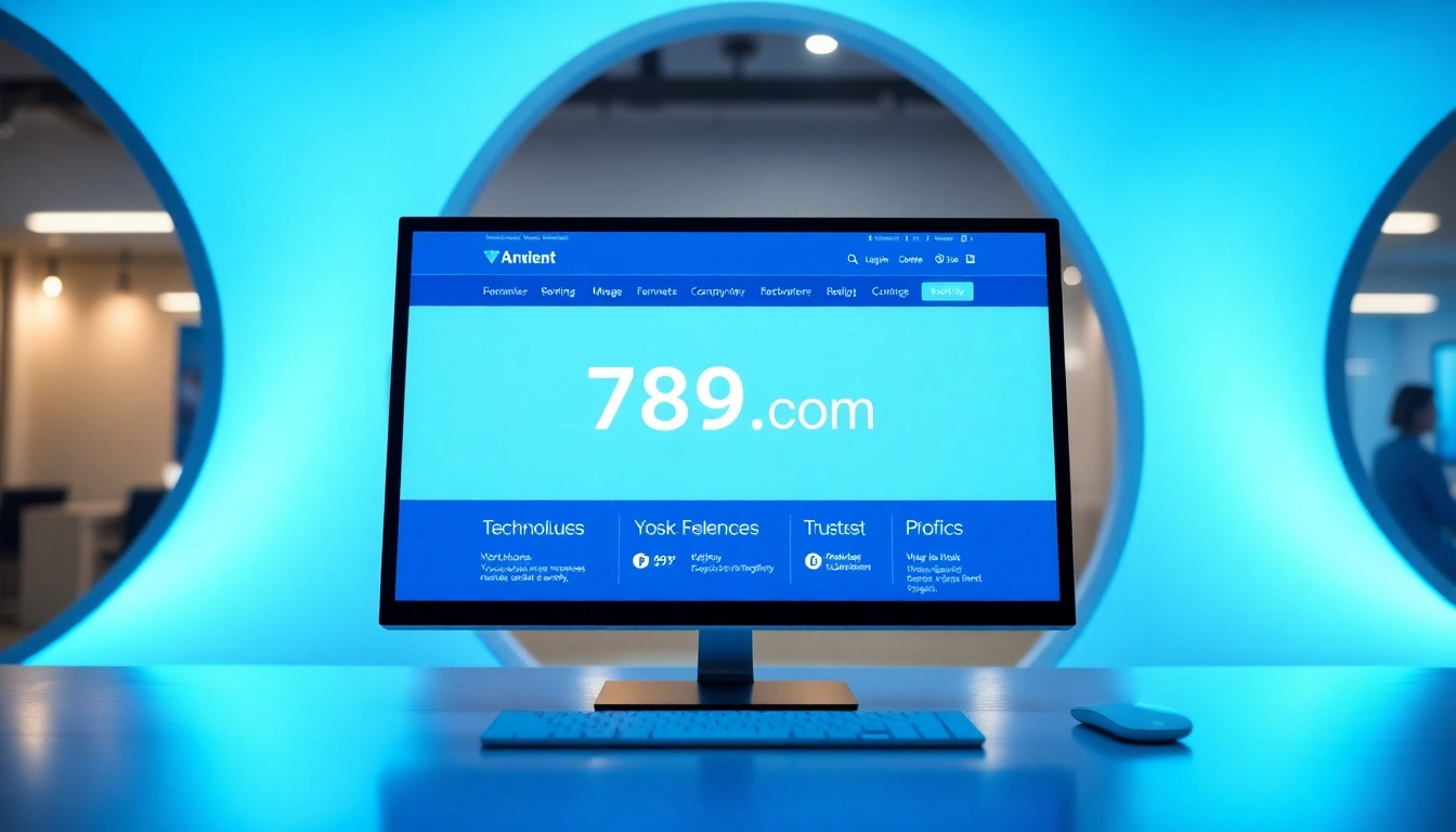 789f homepage screenshot highlighting the website's interface with a focus on user navigation and branding elements for accessibility.
