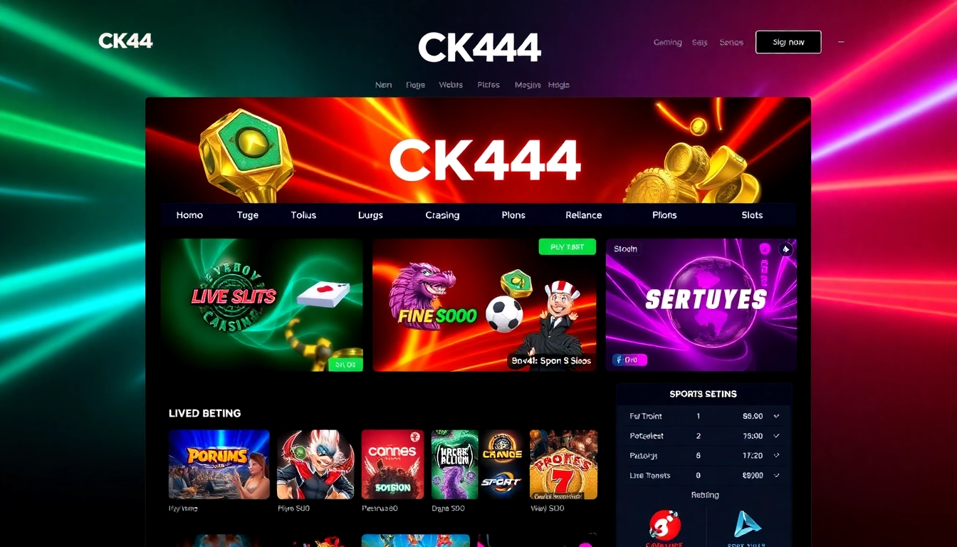 Click here for straightforward instructions on ck444 login to access top online casino games and sports betting quickly and securely.