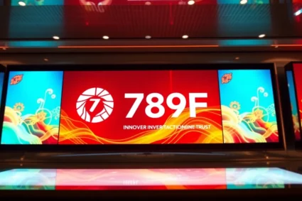 789F platform interface with vibrant colors and Asian design elements, highlighting user engagement and trustworthiness for online gaming.