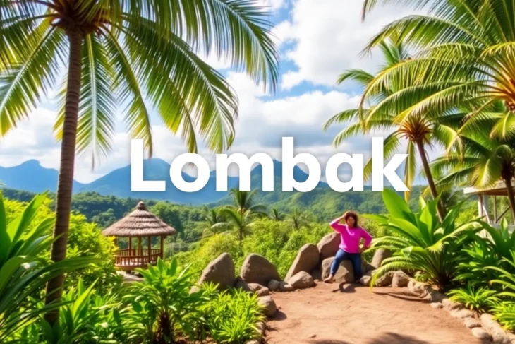 The best scenic view of Lombok's lush landscapes and mountain vistas for travel inspiration.