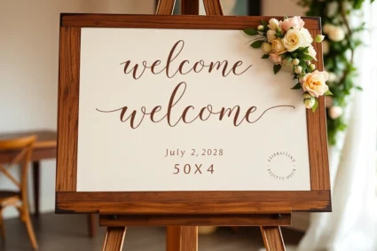Create Stunning Wedding Welcome Signs That Leave a Lasting Impression