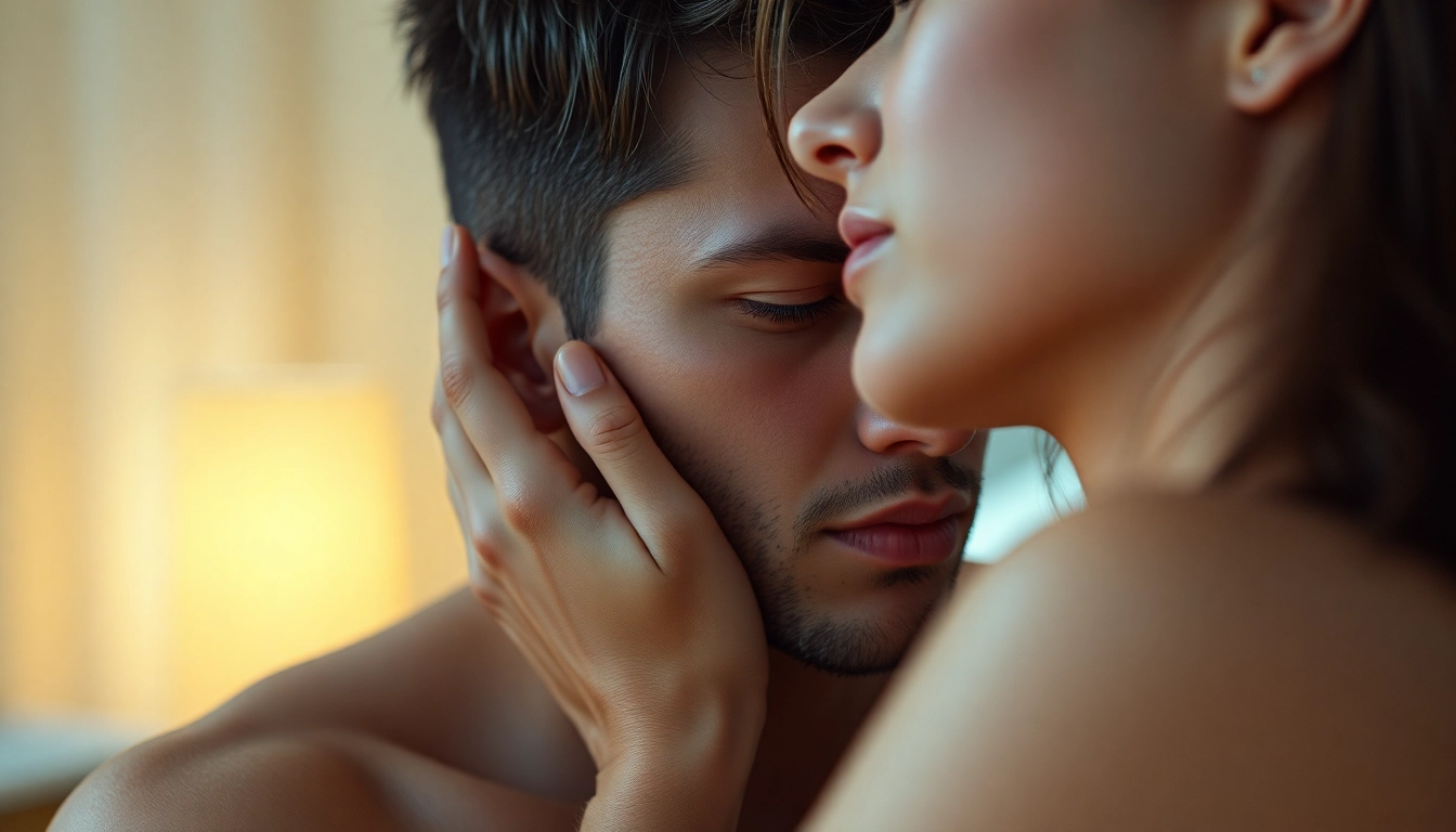 Detailed NSFW AI-generated scene with realistic textures, soft lighting, and an intimate pose, emphasizing emotional connection for accessibility.