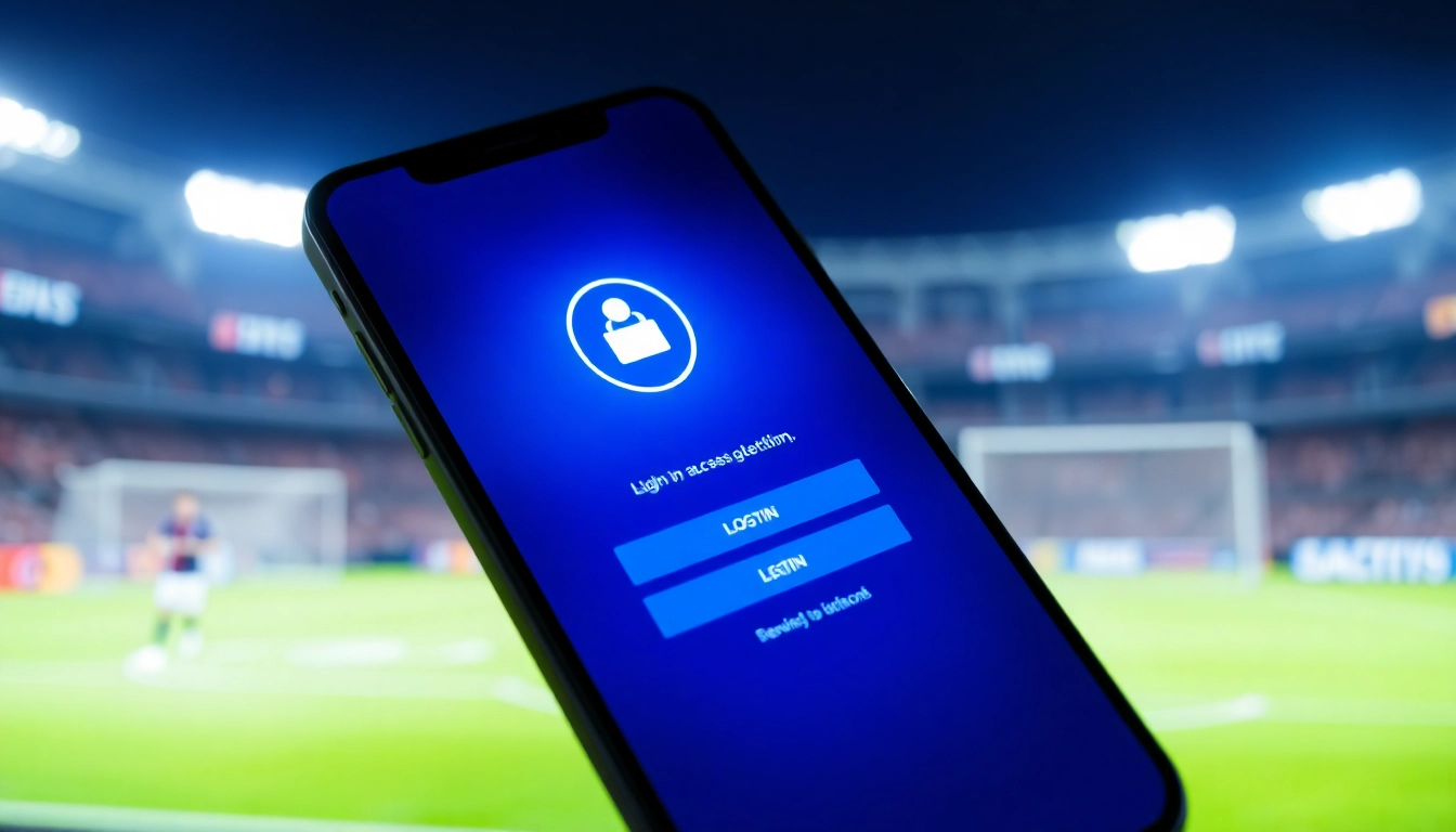 Reddy Anna Login process shown on a smartphone with secure interface and sports streaming in background, inviting users to access betting platform effortlessly.