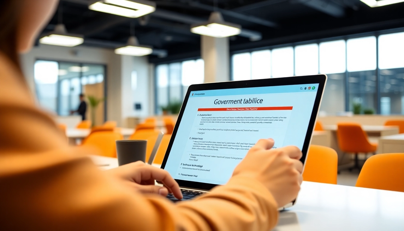 Free Job Alert notifications displayed on a computer screen with official government documents