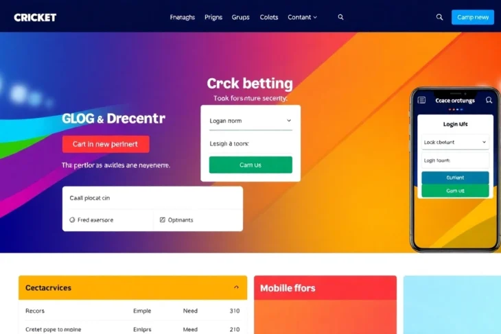 Cricbet99 login screen showing secure access for online sports betting in India