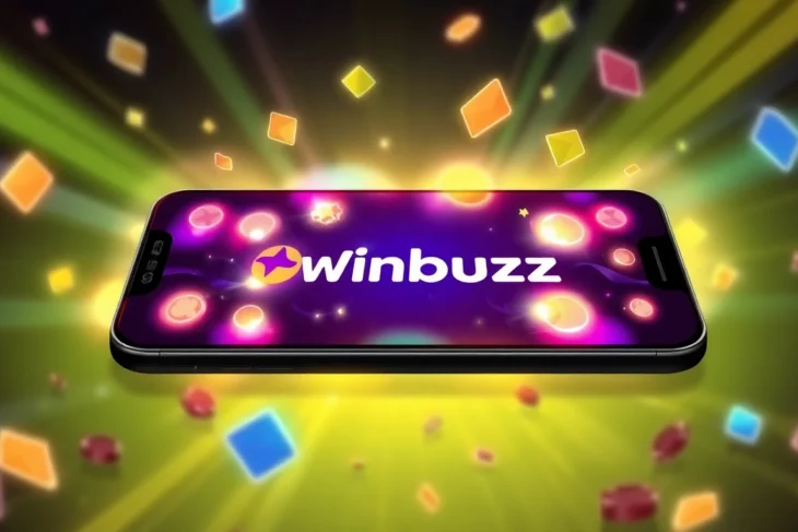 Winbuzz Apk mobile app interface showcasing online betting games and features for users in India