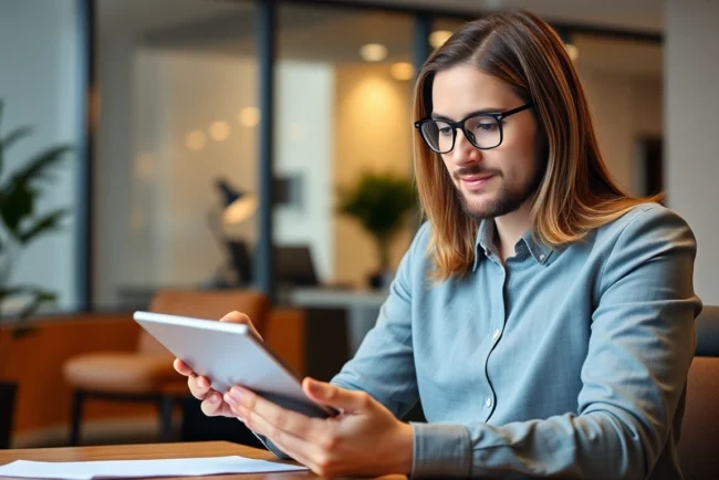 Financial advisor analyzing funds and shares guides to optimize investment strategies for clients