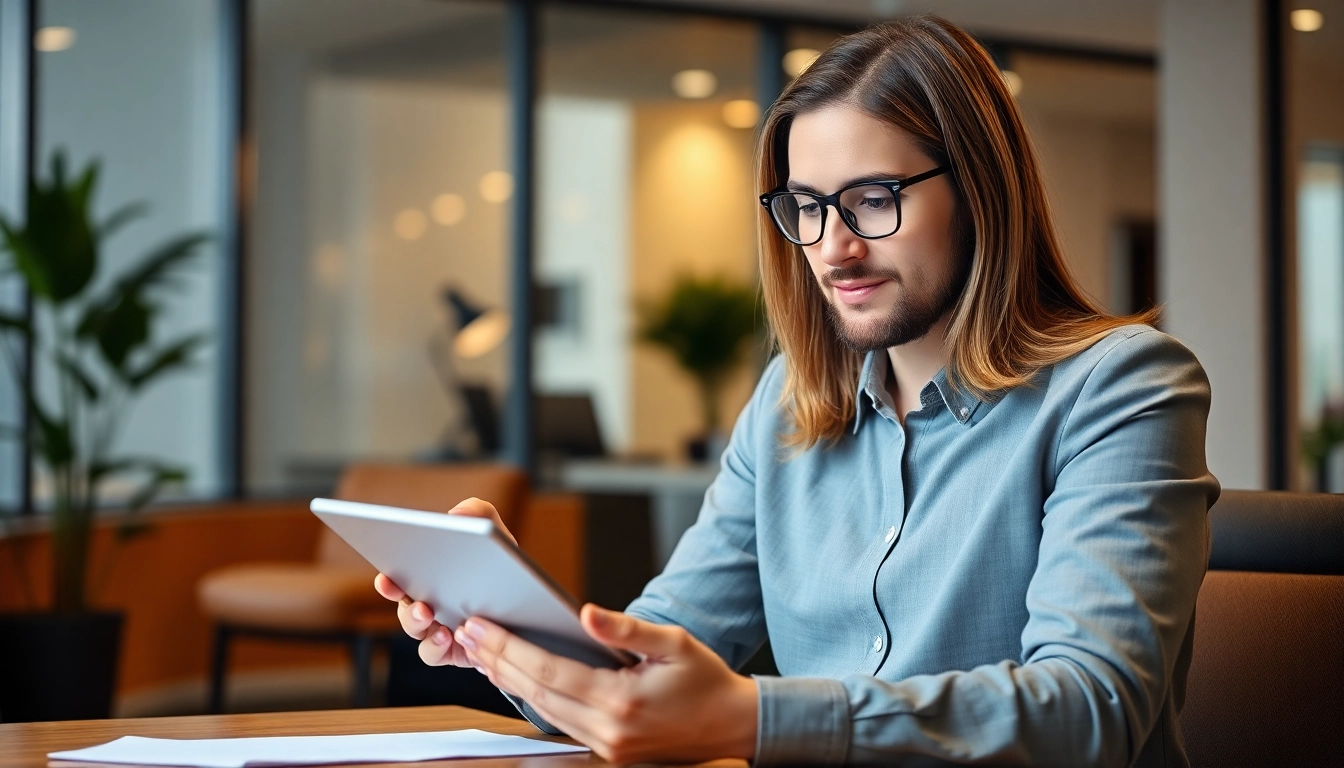 Financial advisor analyzing funds and shares guides to optimize investment strategies for clients