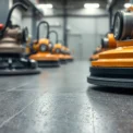 Expert team performing floor preparation in Birmingham to ensure a smooth surface for new