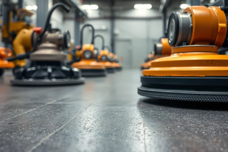 Expert team performing floor preparation in Birmingham to ensure a smooth surface for new