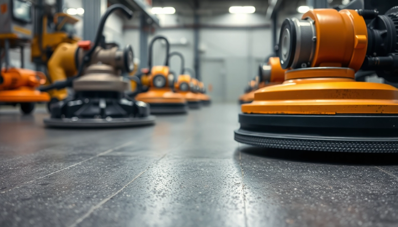 Expert team performing floor preparation in Birmingham to ensure a smooth surface for new