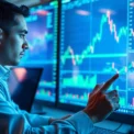 Trading view platform showcasing detailed market charts for technical analysis and trading decisions