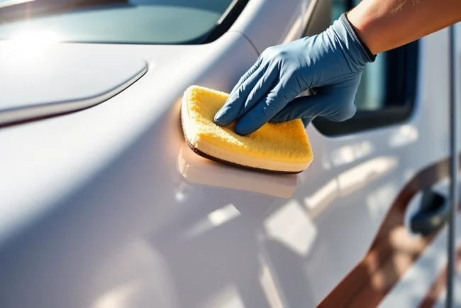 Learn how to apply Wohnmobil Politursiegelung to protect and shine your camper van effectively