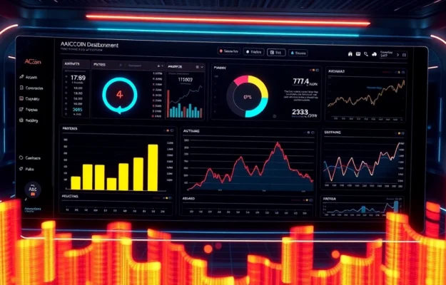 Advanced aicoin market analysis dashboard with real-time data visualization and digital asset